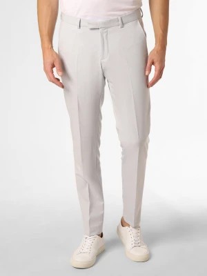 Zdjęcie produktu Finshley & Harding Męskie spodnie od garnituru modułowego Mężczyźni Slim Fit biały marmurkowy,