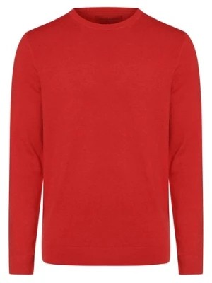 Zdjęcie produktu Finshley & Harding Sweter męski Mężczyźni czerwony jednolity,