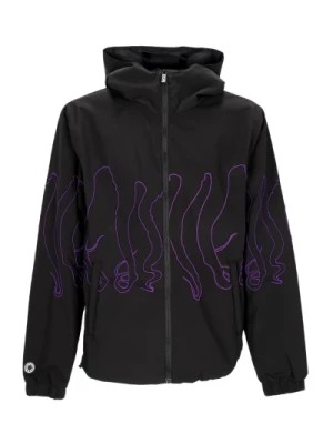 Zdjęcie produktu Fioletowa/czarna kurtka warstwowa streetwear Octopus