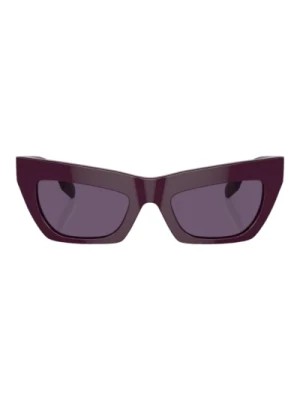 Zdjęcie produktu Fioletowe Okulary Przeciwsłoneczne Burberry
