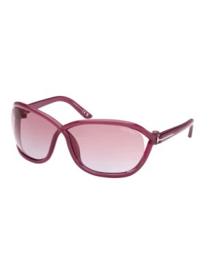 Zdjęcie produktu Fioletowe Okulary Przeciwsłoneczne dla Kobiet Tom Ford