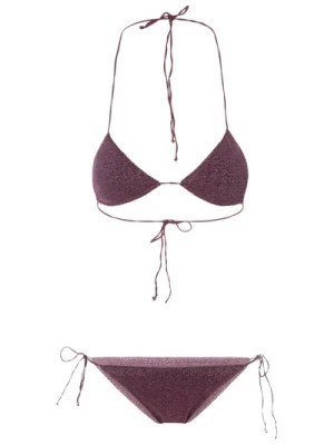 Zdjęcie produktu Fioletowy Bikini z Bocznymi Wiązaniami Oseree