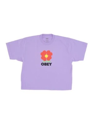 Zdjęcie produktu Fioletowy Crop Tee Obey