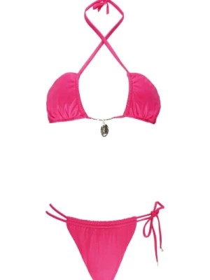Zdjęcie produktu Fioletowy Komplet Bikini z Wycięciem Miss Bikini