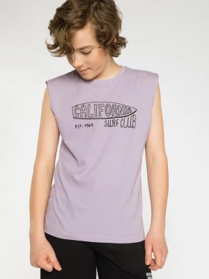 Zdjęcie produktu Fioletowy t-shirt bez rękawów california surf club Reporter Young
