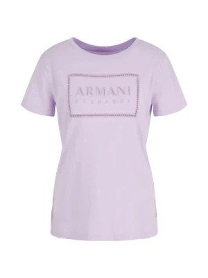 Zdjęcie produktu Fioletowy T-shirt Standard Fit 3Dyt59 Yj3Rz Armani Exchange