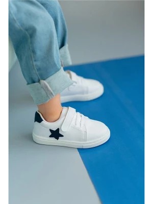 Zdjęcie produktu First Step Sneakersy "Star" w kolorze biało-granatowym rozmiar: 27