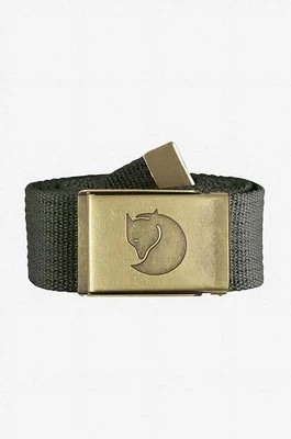 Zdjęcie produktu Fjallraven pasek Canvas Brass Belt kolor zielony F77297.032-32