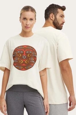 Zdjęcie produktu Fjallraven t-shirt Kanken Art kolor beżowy F12600218