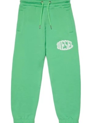 Zdjęcie produktu Fleece puffy print spodnie jogger Diesel