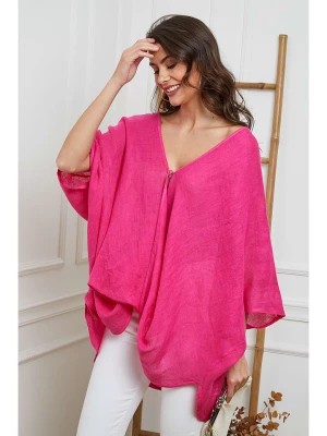 Zdjęcie produktu La Compagnie Du Lin Lniana bluzka w kolorze różowym rozmiar: XL
