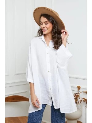 Zdjęcie produktu La Compagnie Du Lin Lniana koszula w kolorze białym rozmiar: M
