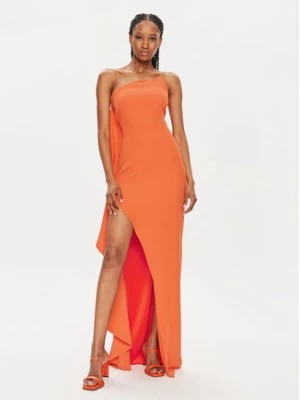 Zdjęcie produktu Fracomina Sukienka wieczorowa FQ24SD3012W47601 Pomarańczowy Slim Fit