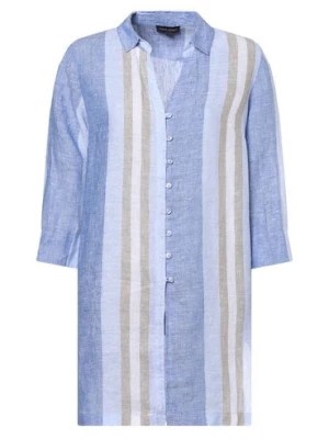 Zdjęcie produktu Franco Callegari Damska bluzka lniana Kobiety len niebieski w paski,