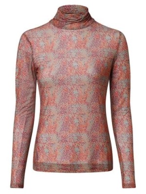 Zdjęcie produktu Franco Callegari Damska koszulka z długim rękawem Kobiety zielony|wyrazisty róż|pomarańczowy wzorzysty,