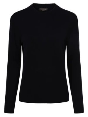 Zdjęcie produktu Franco Callegari Damski sweter z wełny merino Kobiety Wełna merino niebieski jednolity,