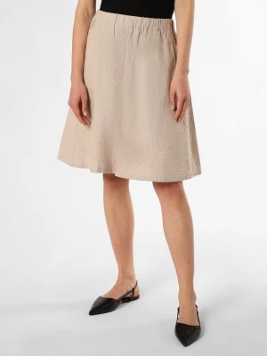 Zdjęcie produktu Franco Callegari Spódnica damska z zawartością lnu Kobiety len beżowy marmurkowy,