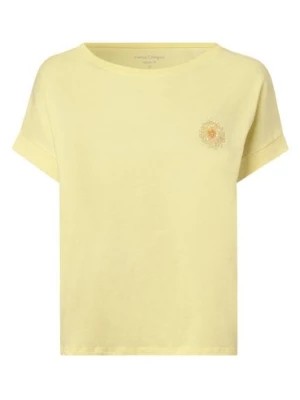Zdjęcie produktu Franco Callegari T-shirt damski Kobiety Bawełna żółty jednolity,