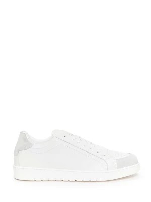 Zdjęcie produktu Frank Daniel Skórzane sneakersy w kolorze białym rozmiar: 46