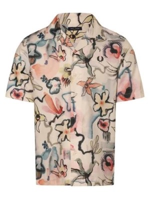Zdjęcie produktu Fred Perry Koszula męska Mężczyźni Regular Fit Bawełna beżowy|wielokolorowy wzorzysty,