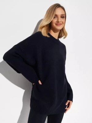 Zdjęcie produktu Free People Granatowy sweter z dzianiny