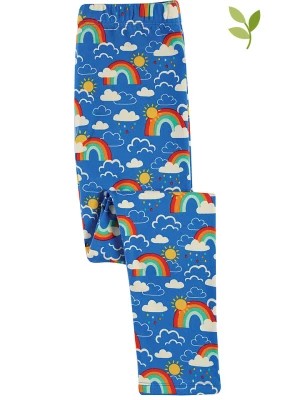 Zdjęcie produktu Frugi Legginsy "Libby" w kolorze niebieskim ze wzorem rozmiar: 110/116