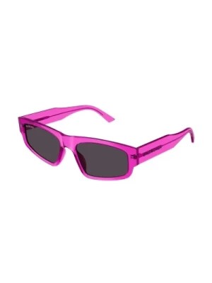 Zdjęcie produktu Fuchsia Szare Soczewki Okulary Przeciwsłoneczne Mężczyźni Balenciaga