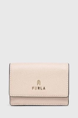 Zdjęcie produktu Furla portfel skórzany damski kolor beżowy