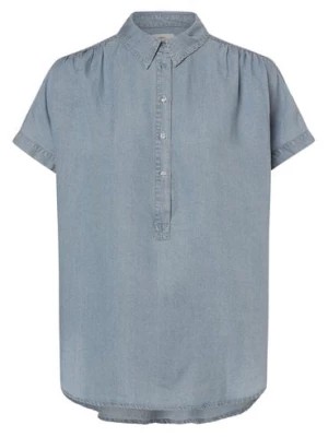 Zdjęcie produktu Fynch-Hatton Damska bluzka dżinsowa Kobiety Lyocell niebieski jednolity,