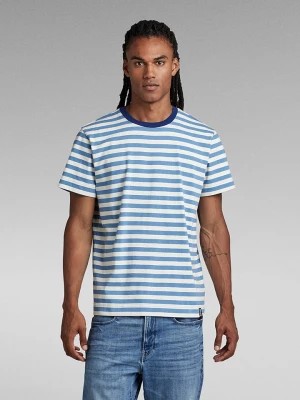 Zdjęcie produktu G-Star Koszulka w kolorze niebiesko-białym rozmiar: XXL