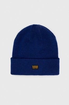 Zdjęcie produktu G-Star Raw czapka kolor niebieski
