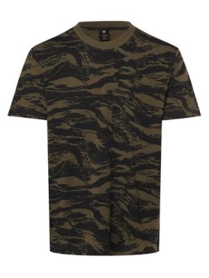 Zdjęcie produktu G-Star RAW Koszulka męska Mężczyźni Bawełna zielony|czarny wzorzysty,