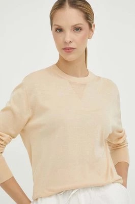 Zdjęcie produktu G-Star Raw sweter bawełniany kolor beżowy lekki