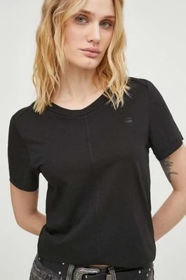 Zdjęcie produktu G-Star Raw t-shirt bawełniany damski kolor czarny
