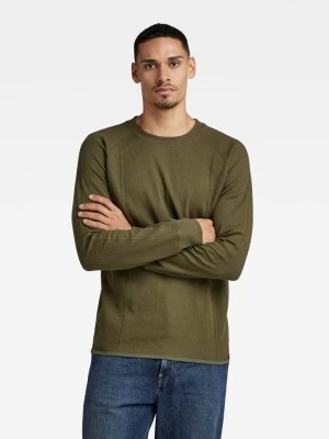 Zdjęcie produktu G-Star Sweter "Jirgi" w kolorze khaki rozmiar: L