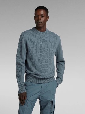Zdjęcie produktu G-Star Sweter w kolorze błękitnym rozmiar: L