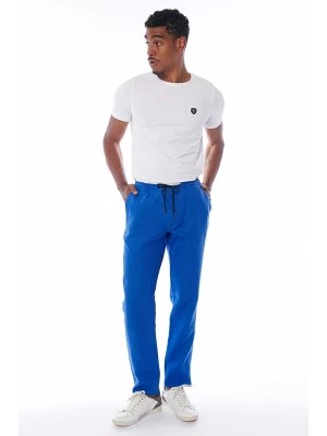 Zdjęcie produktu Galvanni Lniane spodnie w kolorze niebieskim rozmiar: W34