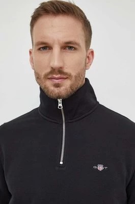 Zdjęcie produktu Gant bluza męska kolor czarny gładka