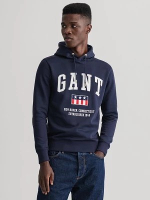 Zdjęcie produktu GANT bluza z kapturem męska z nadrukiem