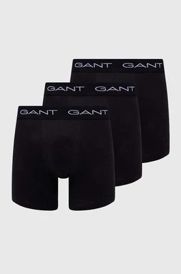 Zdjęcie produktu Gant bokserki 3-pack męskie kolor czarny