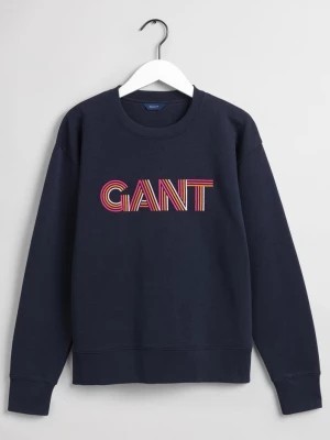 Zdjęcie produktu GANT damska bluza z gradientową grafiką i okrągłym dekoltem