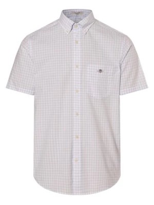 Zdjęcie produktu Gant Koszula męska Mężczyźni Regular Fit Bawełna niebieski|biały w kratkę,