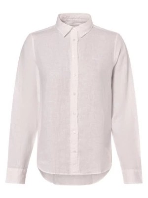 Zdjęcie produktu Gant Lniana bluzka damska Kobiety len biały jednolity,