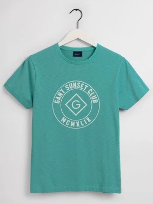 Zdjęcie produktu GANT męski T-shirt Sunset Club z krótkim rękawem