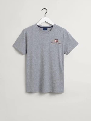 Zdjęcie produktu GANT męski T-shirt z haftowanym motywem Archive Shield