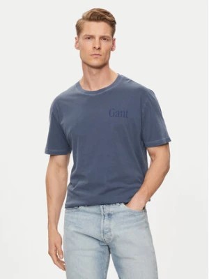 Zdjęcie produktu Gant T-Shirt Sunfaded 2013018 Niebieski Regular Fit
