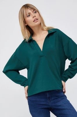 Zdjęcie produktu GAP bluza damska kolor zielony gładka
