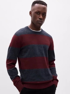 Zdjęcie produktu GAP Sweter w kolorze granatowo-bordowym rozmiar: L