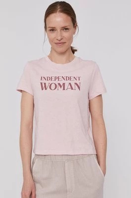 Zdjęcie produktu GAP T-shirt damski kolor różowy