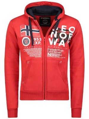 Zdjęcie produktu Geographical Norway Bluza "Gasado" w kolorze czerwonym rozmiar: S
